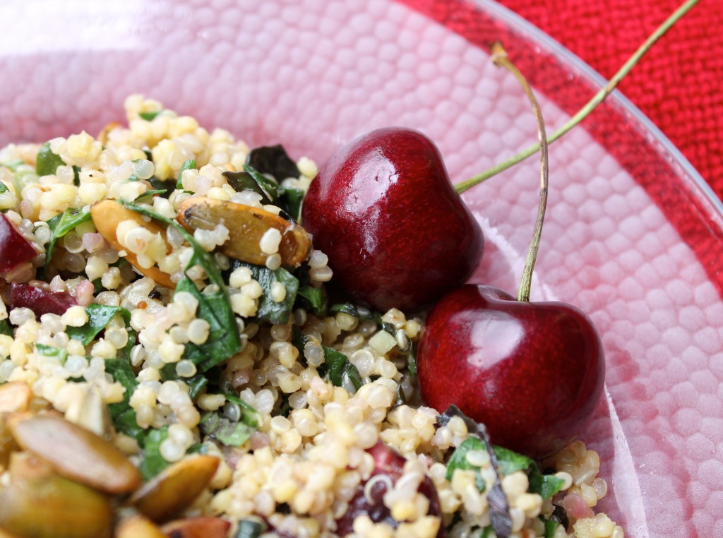 Cherry Balsamic Whole Grain Salad