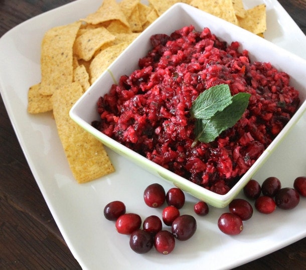 Cranberry Orange Salsa | heartbeet kitchen