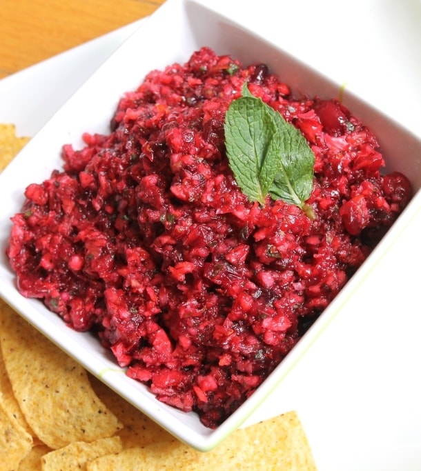 Cranberry Orange Salsa | heartbeet kitchen