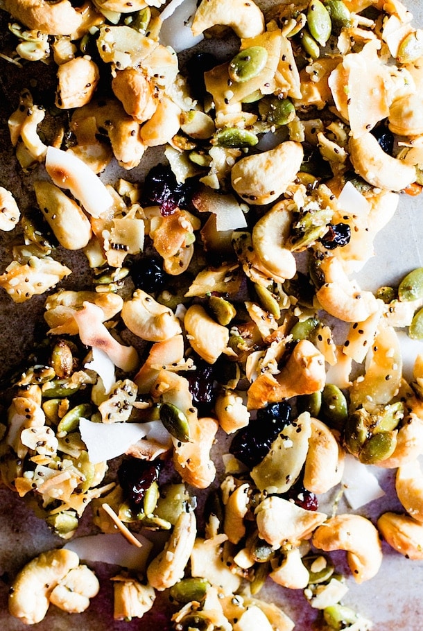 Sweet Potato Chip & Honey Nut Cluster Snack Mix