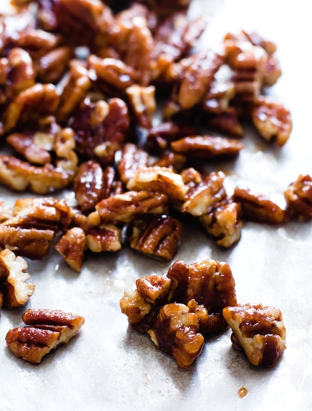 Winter Squash Pie with Candied Pecans {gluten-free, dairy-free}