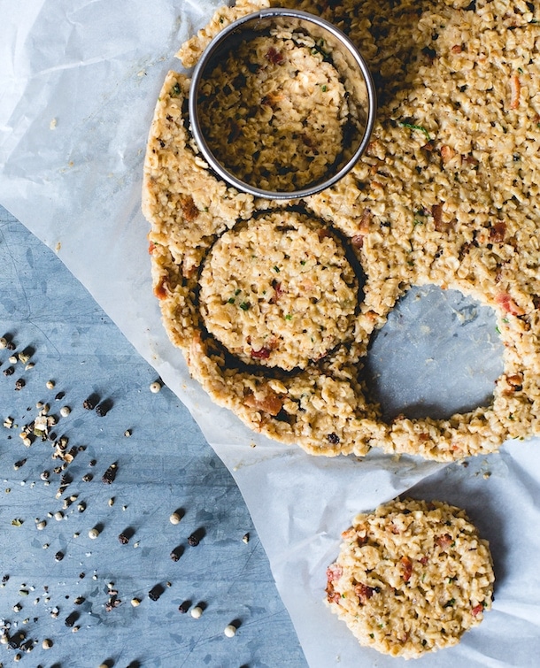 Bacon Oatmeal Fritters with Avocado | gluten-free, dairy-free