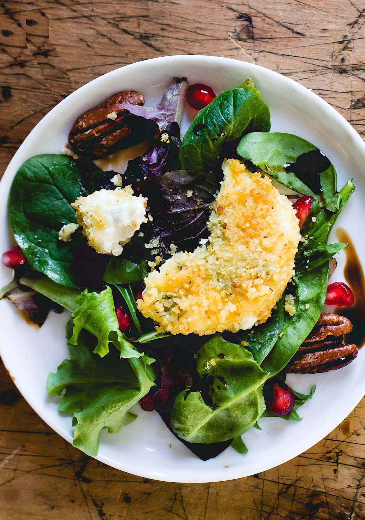 Crispy Potato Chip Crusted {baked} Goat Cheese