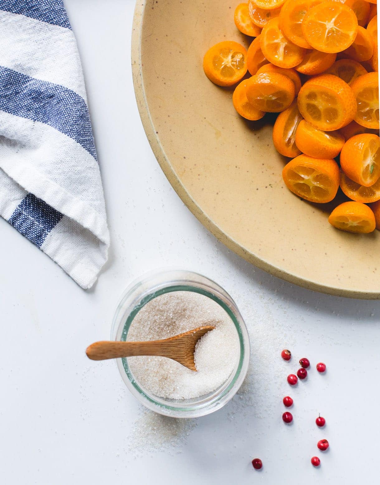 Pickled Kumquats with Pink Peppercorns {recipe}