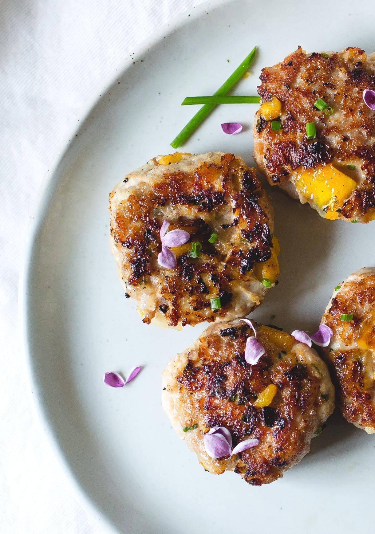 Mango Chicken Breakfast Sausage -- just 5 ingredients