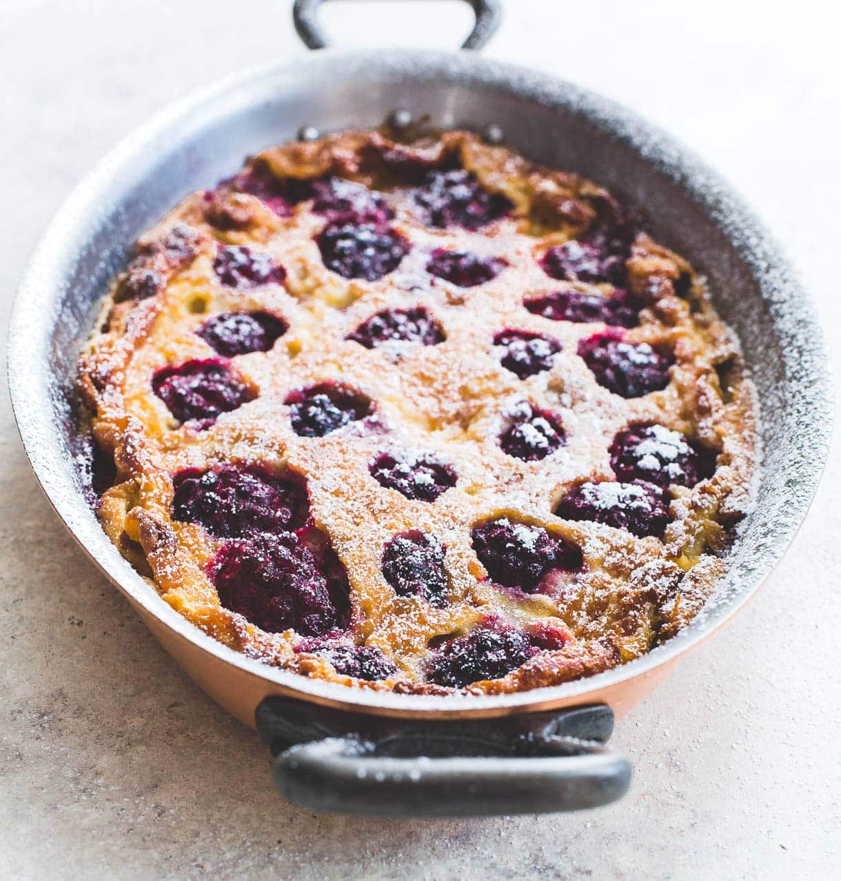 Blackberry Baked Pudding