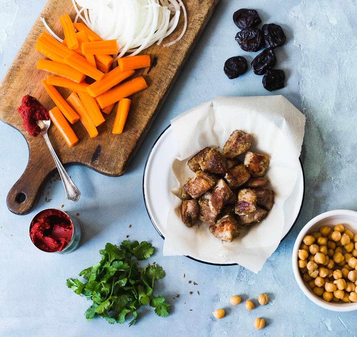 Three Spice Pork Stew with Chickpeas {heartbeet kitchen}