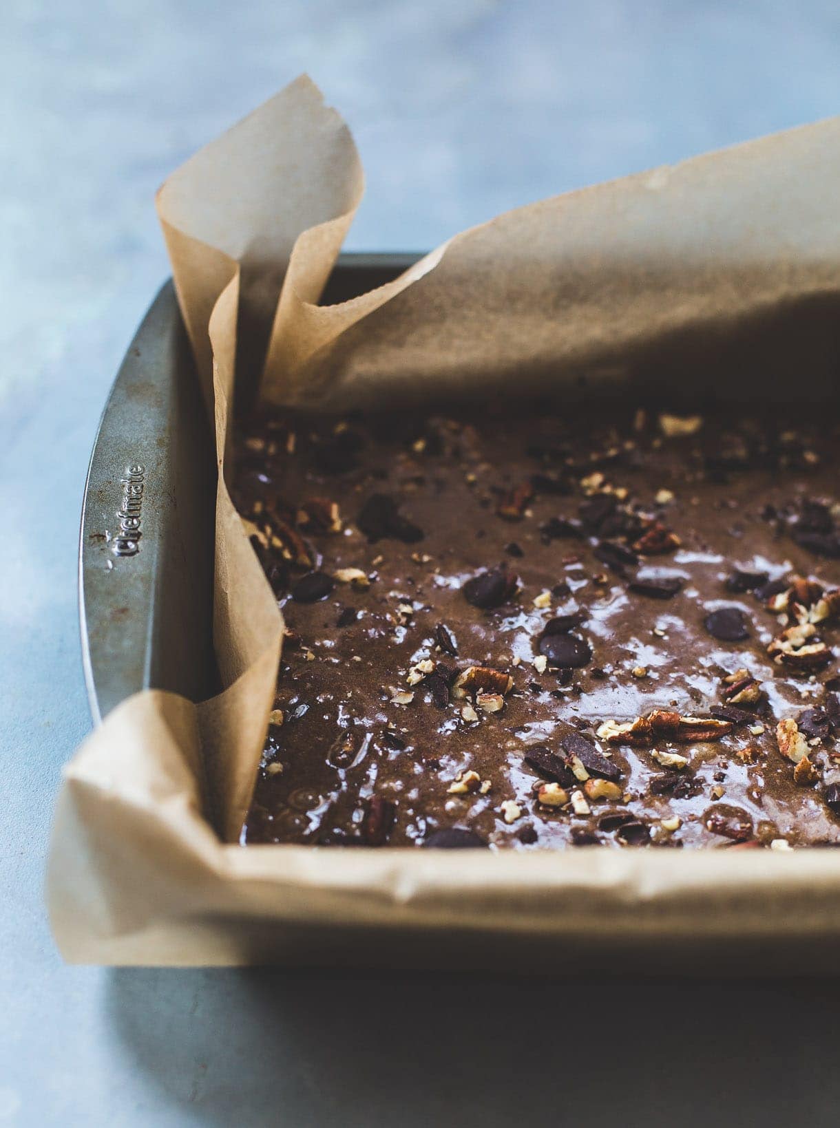 Coffee Chocolate Chunk Blondies {made with teff flour, gluten-free}