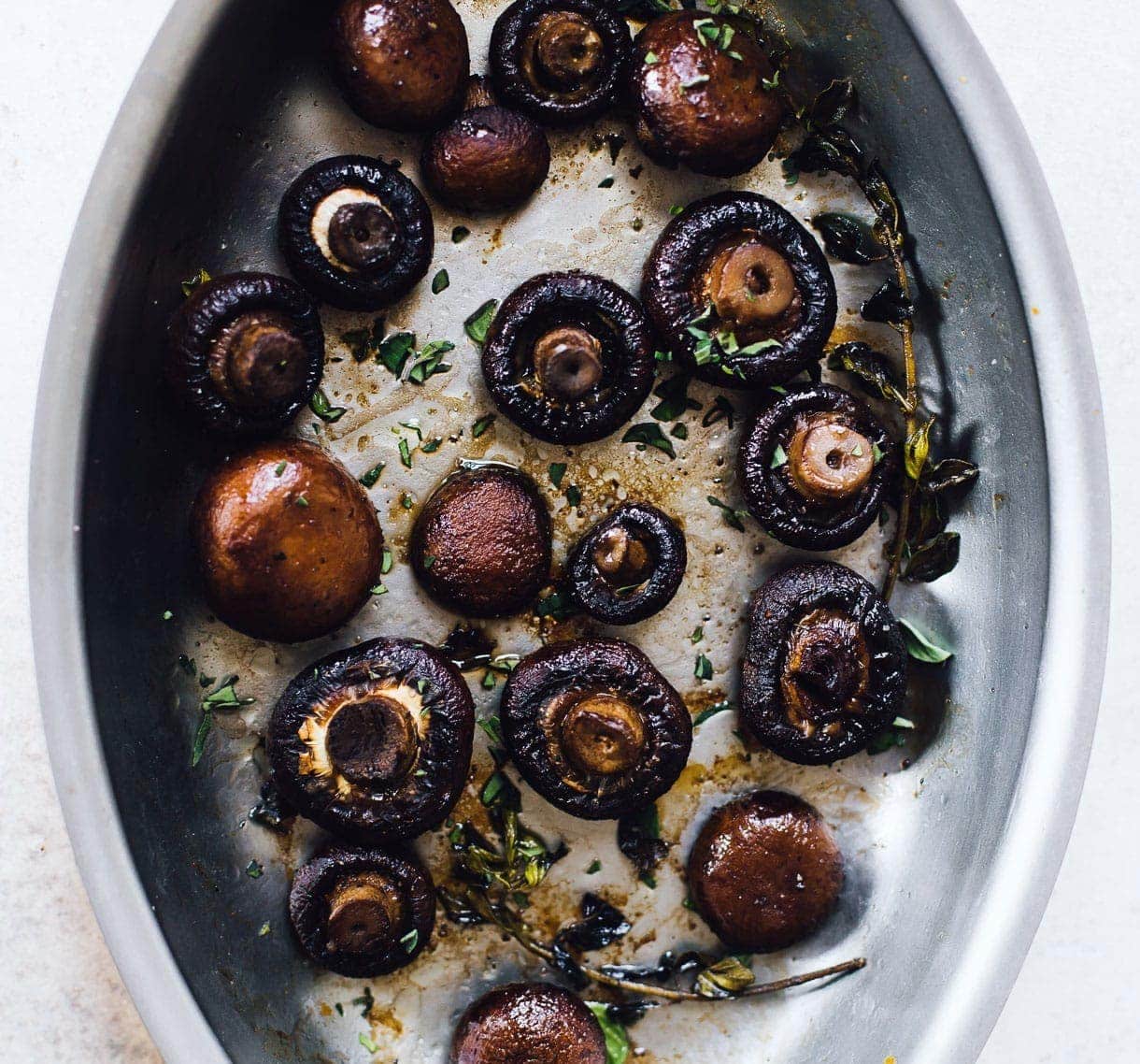 Oregano and Butter Mushrooms