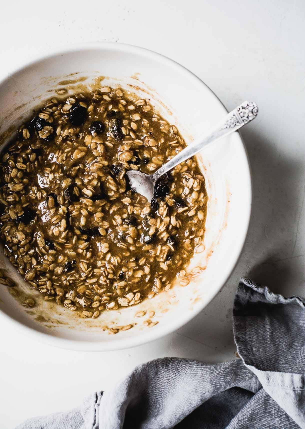 Gluten-Free Olive Oil Oatmeal Raisin Cookies - made with honey