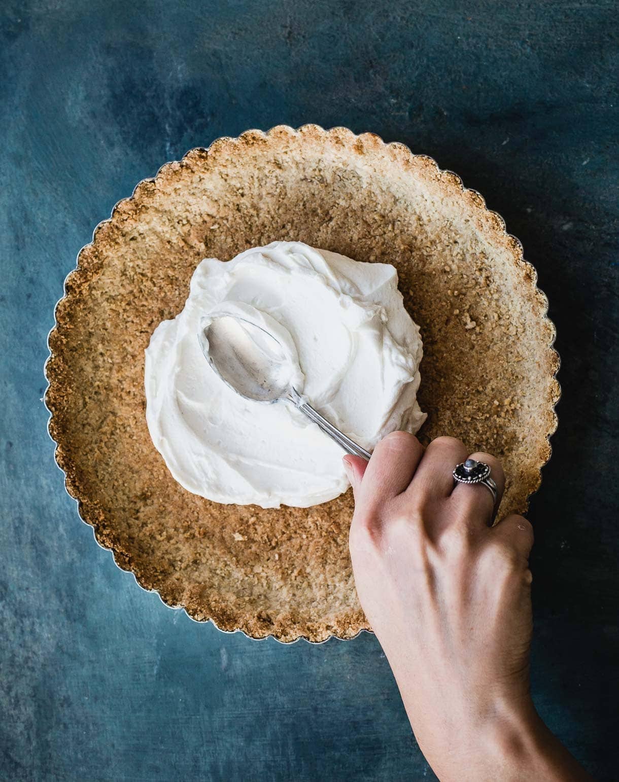 Banana Greek Yogurt Tart with Cheerios Crust
