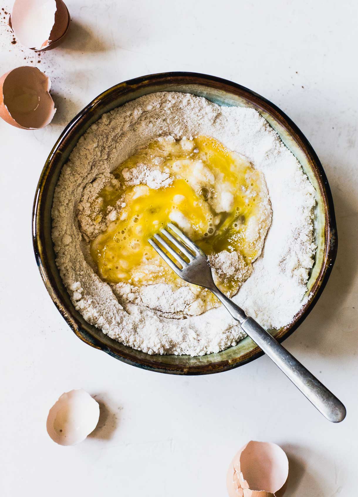 whisking eggs, batter