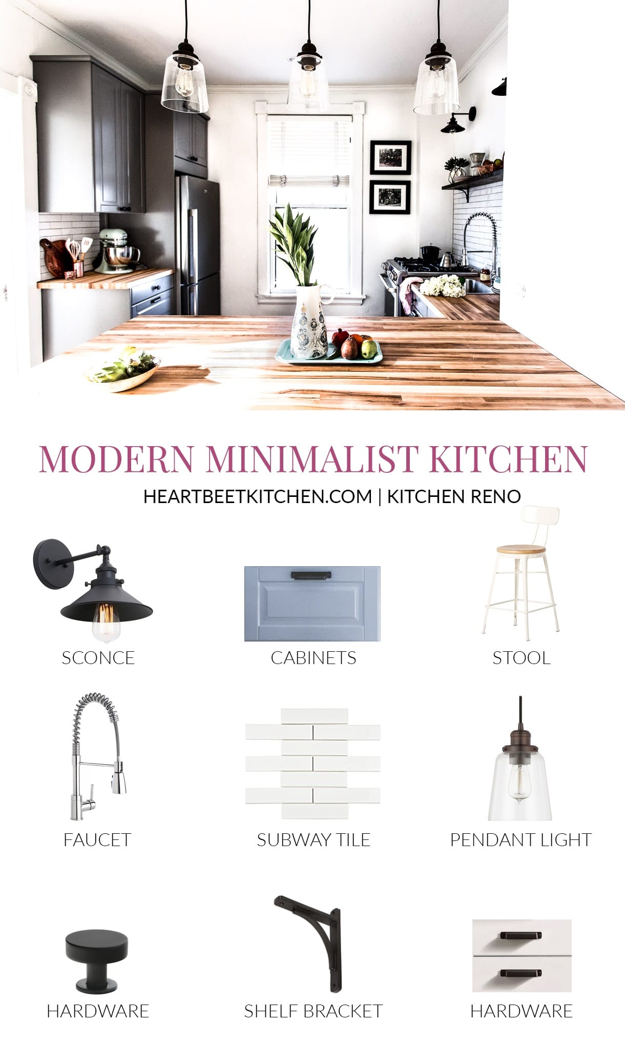 Budget Friendly Kitchen Lighting, Tile, and Accessories 