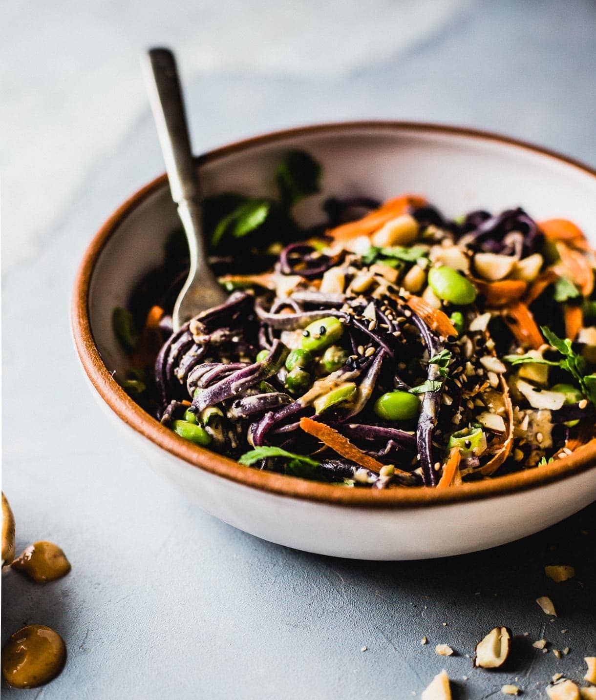 Peanut Soba Noodle Bowls