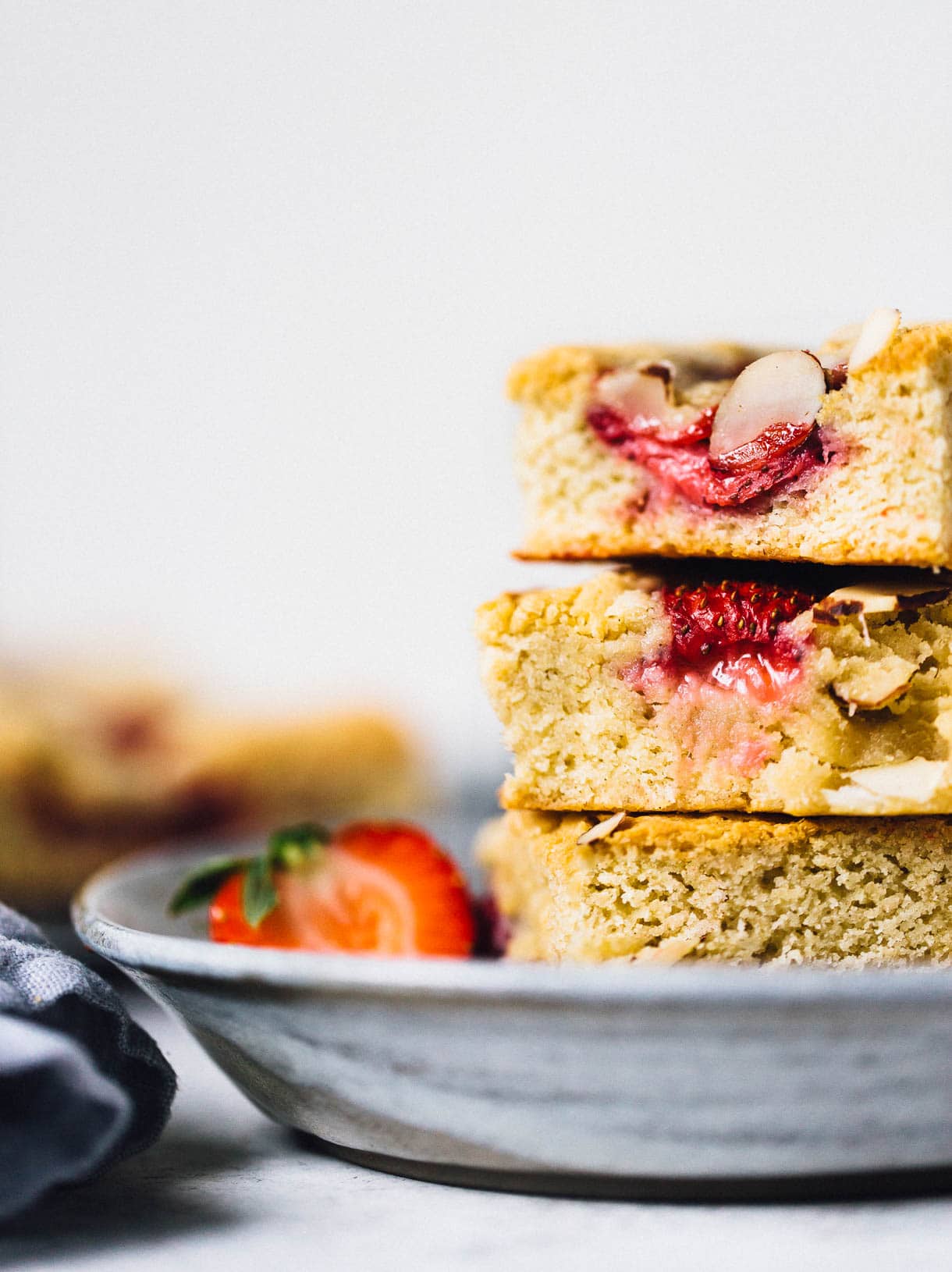 Gluten-Free Strawberry Blondie Bar Recipe