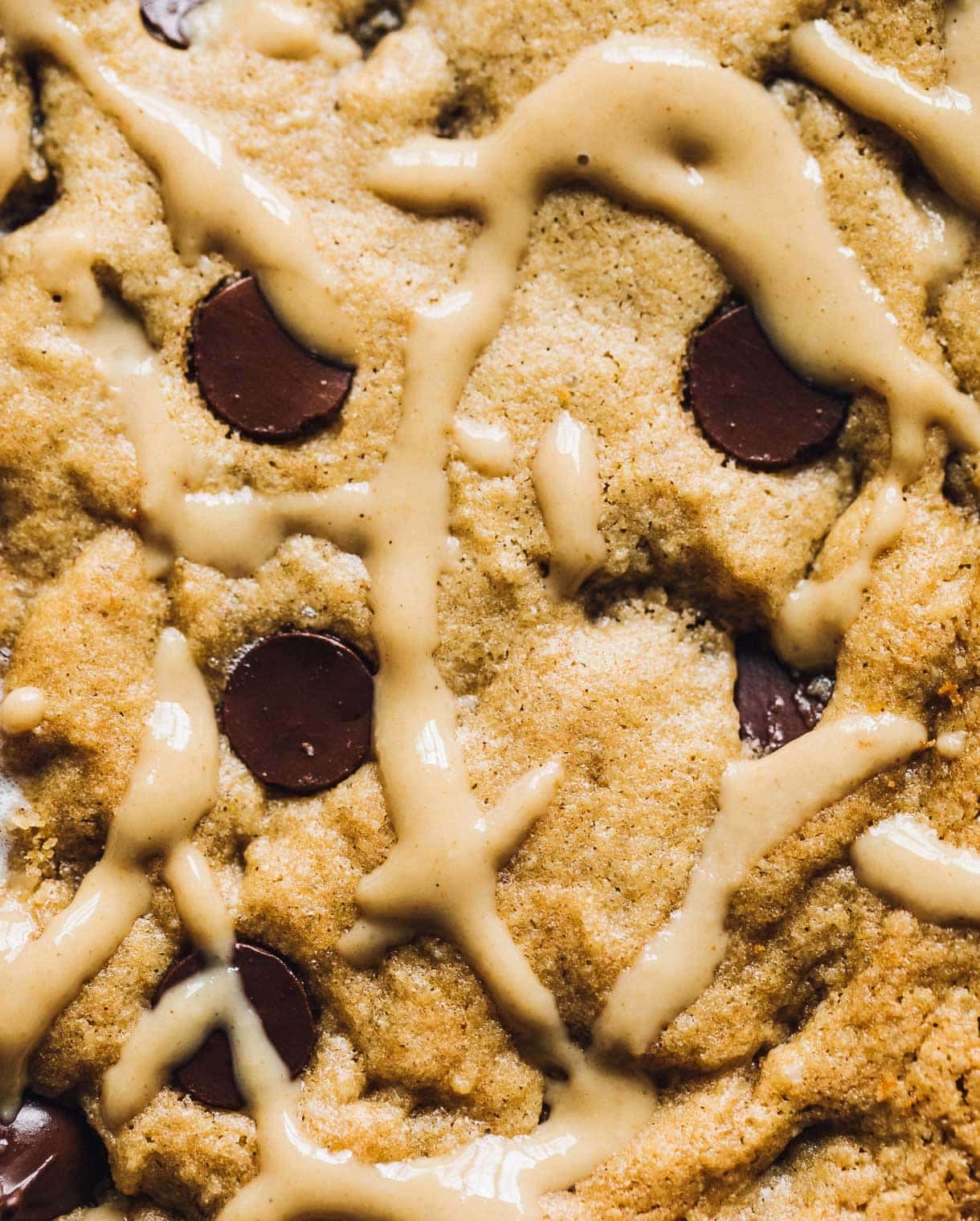 Tahini Chocolate Chip Cookie close-up