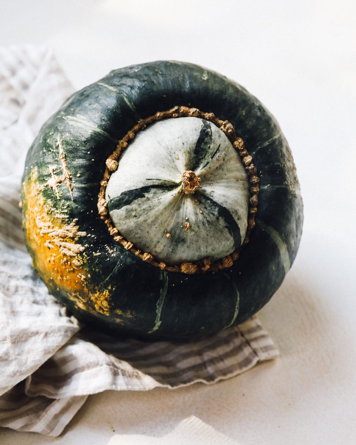 bottom of buttercup squash soup