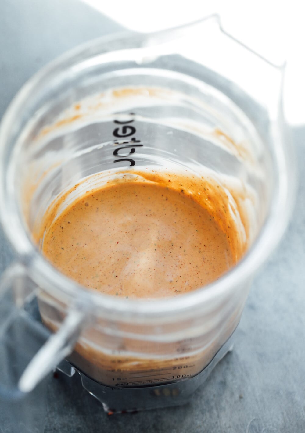 southwest salad dressing in blender jar