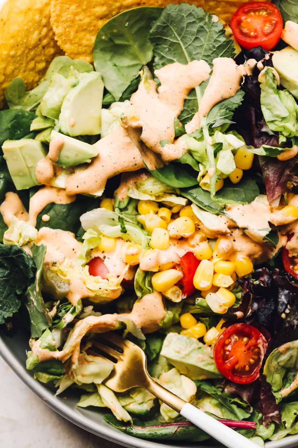 southwest salad in a bowl