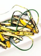 Grilled Summer Squash & Garlic Scapes | heartbeet kitchen